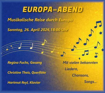Tickets für EUROPA-ABEND am 26.04.2026 - Karten kaufen